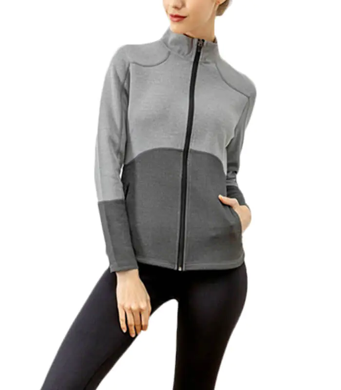 Color Block Women Workout Jacket Manufacturer