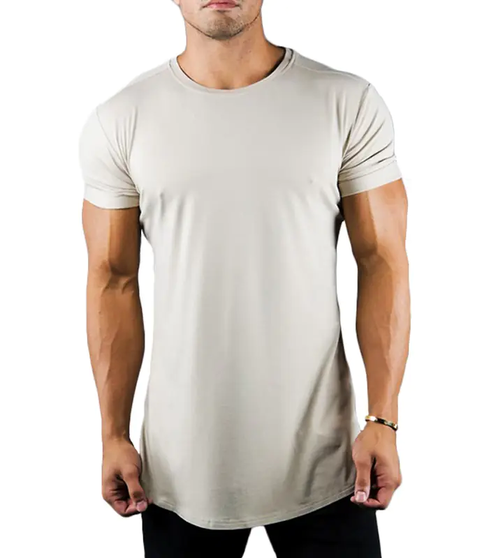 Cotton Body Building Plain Tshirt With Elastane Manufacturer