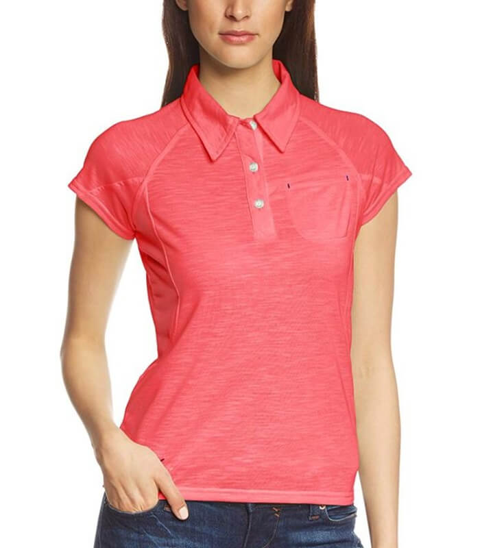 Custom Slim Fit Women Polo Tshirt Manufacturer