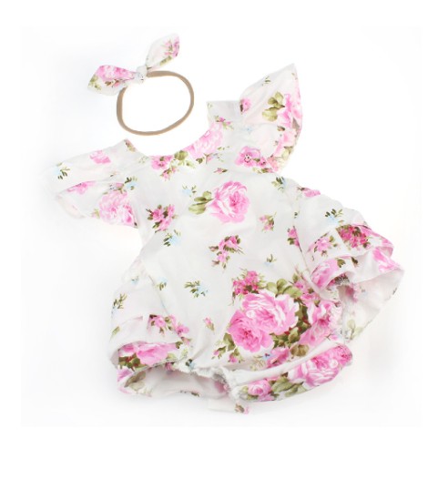 Fashionable design White Pink girls Clothing