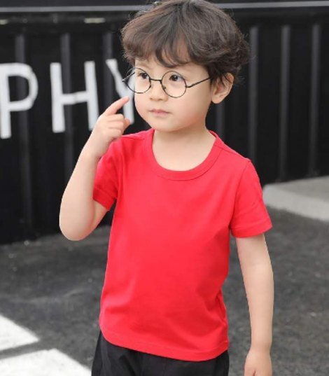 Kid Cotton Short Sleeve T-shirt Summer Dress