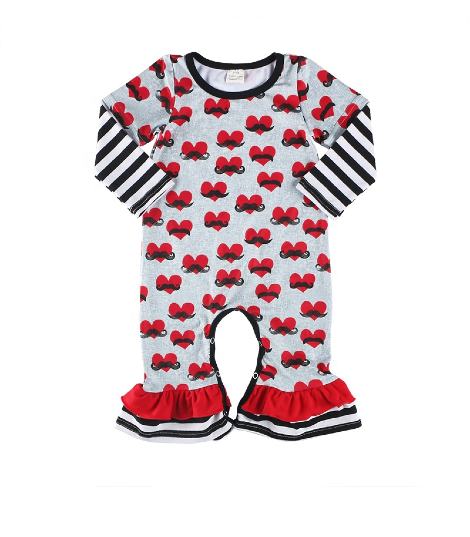 Red White Cotton Trendy Kids Clothes Suppliers