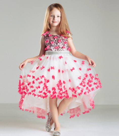 Ruffles Tulle Princess Dresses For Girls