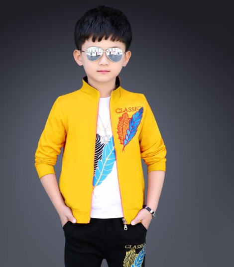Multi-Funstion Custom Yellow Children Clothes