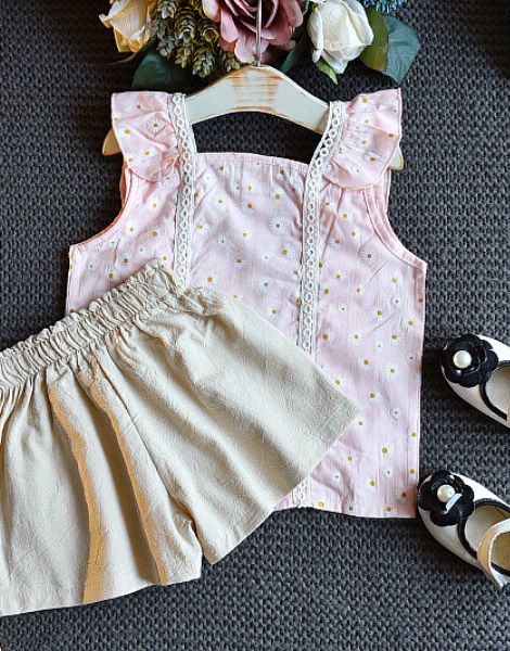 wholesale bulk summer clothing sets for girls