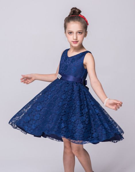 custom new style party dress for girls