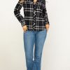 custom black flannel shirt for women