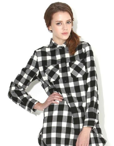 bulk double pocket flannel shirts for women