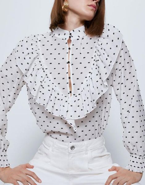 wholesale womens full sleeve top with collar manufacturers