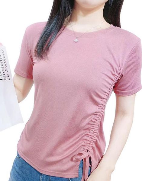 custom o-neck cotton ladies t-shirt