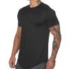 wholesale Bottom Shaped Men's Workout T-shirts