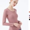 custom long sleeve female sports shirt manufacturers