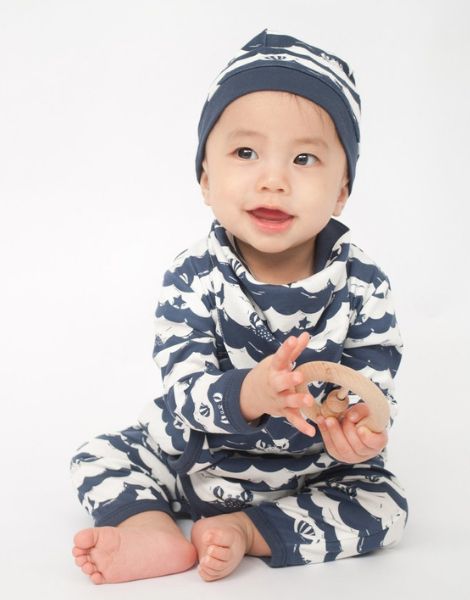 bulk sea stripe baby rompers clothes