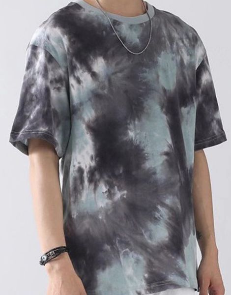 custom short sleeve tie-dye men t-shirt manufacturers