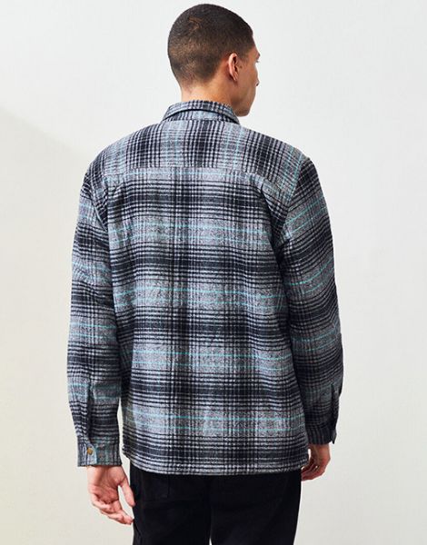 custom long sleeve casual mens flannel shirt