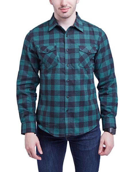 bulk long sleeve buffalo plaid flannel shirts