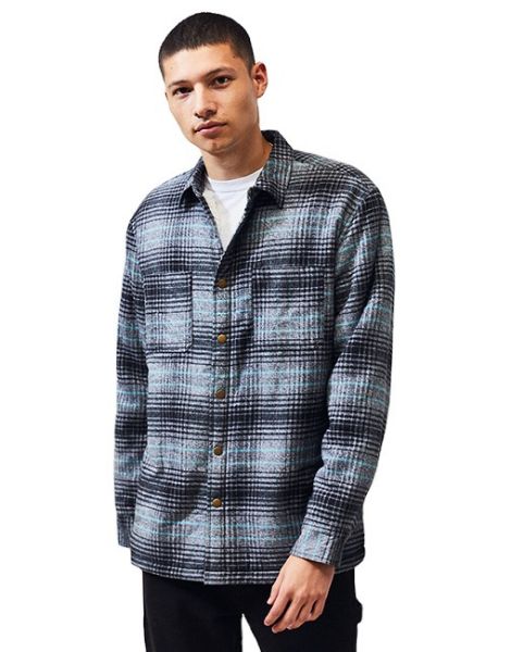 custom long sleeve casual mens flannel shirt
