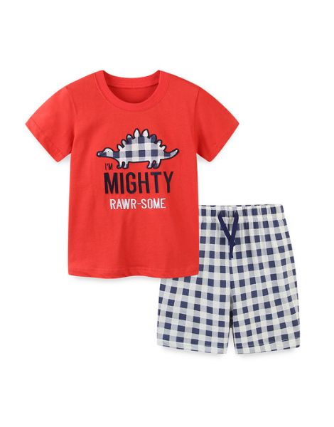 bulk 2 pcs cotton boy clothing sets