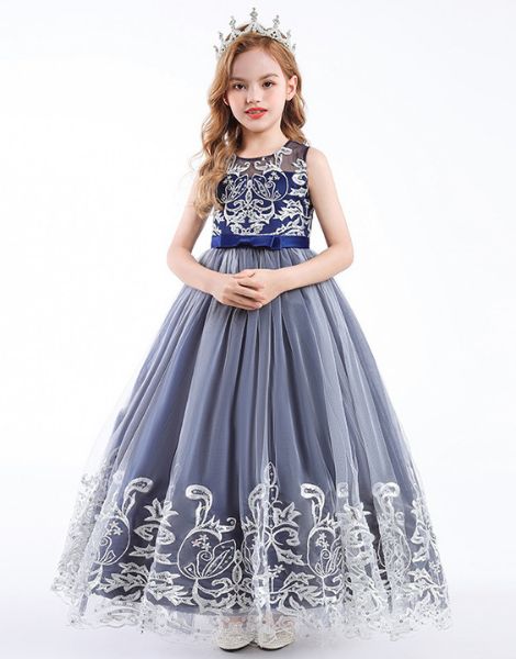 bulk o neck sleeveless little girls dress