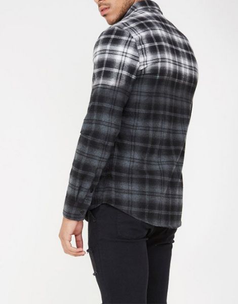 bulk cotton plaid men flannel shirts