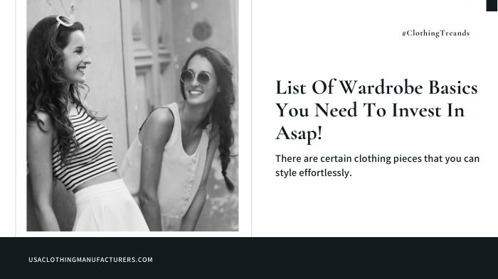 List Of Wardrobe Basics