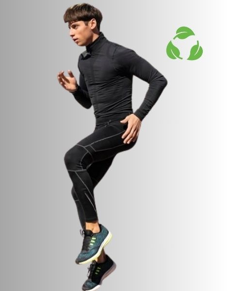 Sustainable Black joggers for men