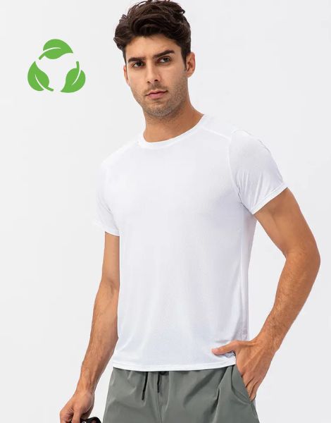 Sustainable Custom Male Gym T Shirt