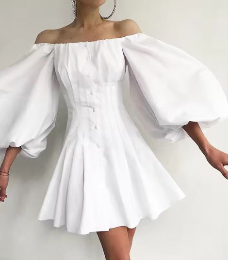 puff sleeve dress