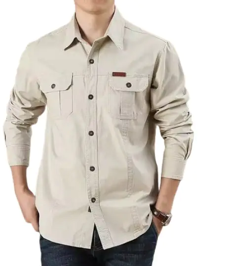 CUSTOM MEN SAFARI SHIRT