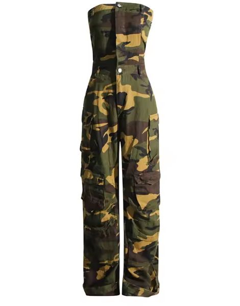 Camouflage Ladies Jumpsuit