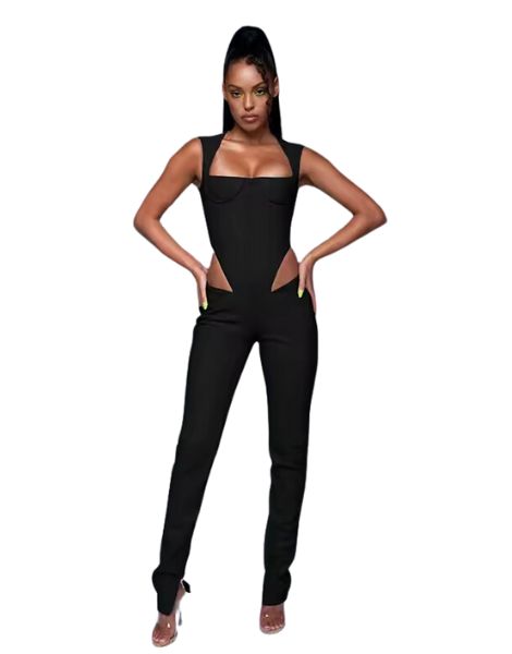 Hollow Bandage Jumpsuit