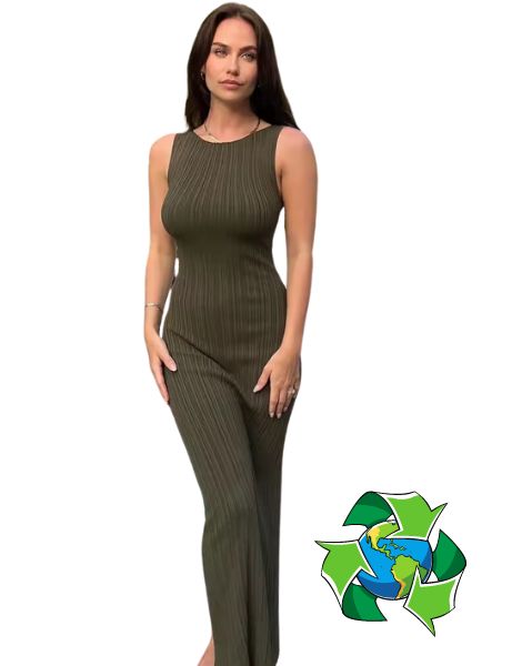 Sustainable cotton maxi dress