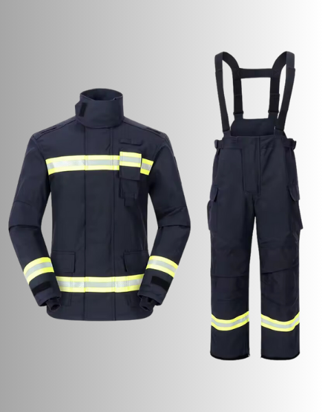 Aramid Fireman's Flame Retardant Jacket Suit
