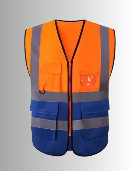 Customized Reflective Safety Vests for Construction Workers