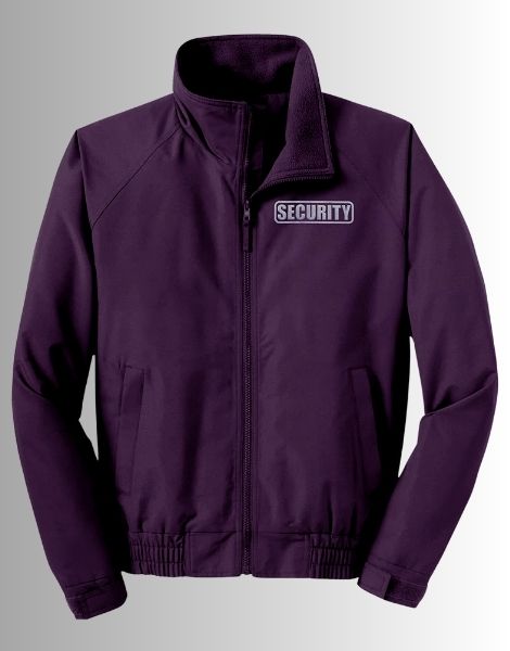 Men's Security Guard Windbreaker Bomber Jacket