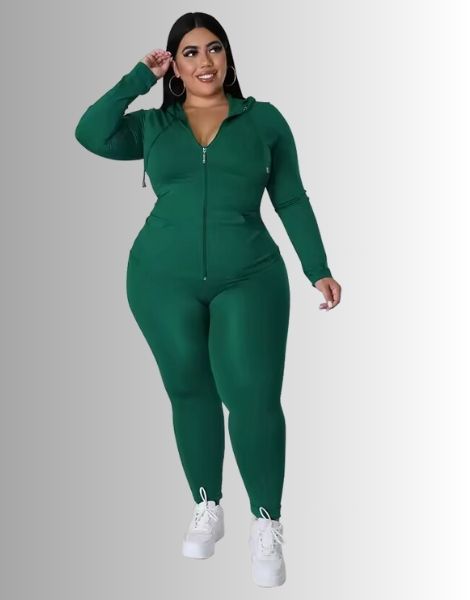 Plus Size Fall Two-Piece Lounge Set