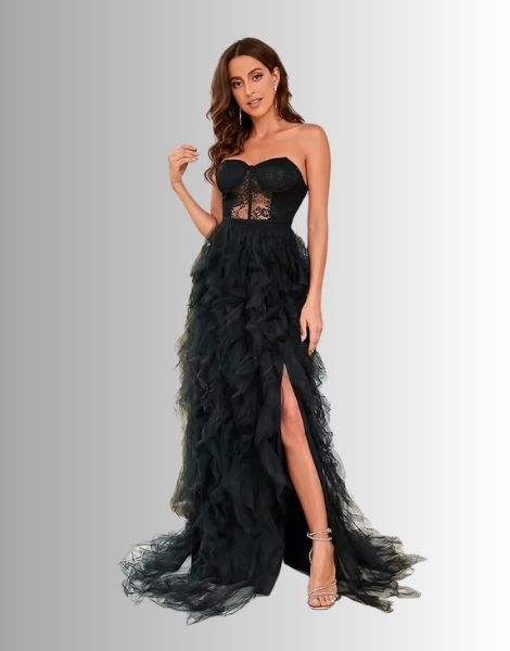 Women’s Black Evening Ball Gown