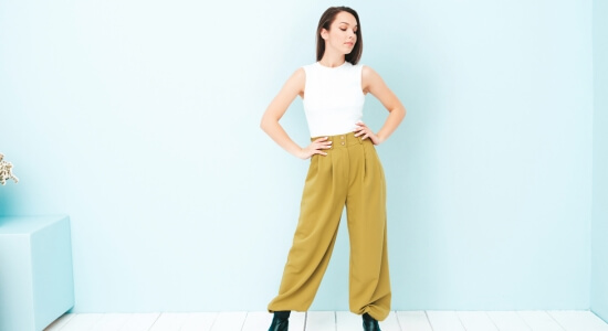 wholesale ultra high rise trousers