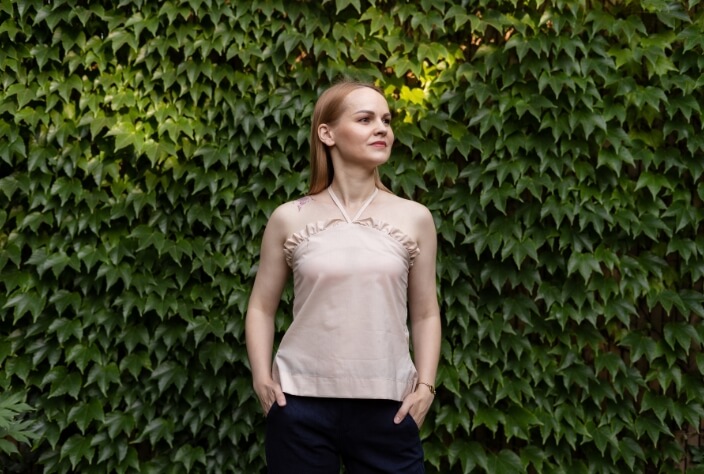 sustainable designer tops collection