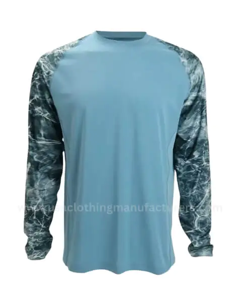 Wholesale Quick Dry Performance Polyester Custom Fishing T-Shirt