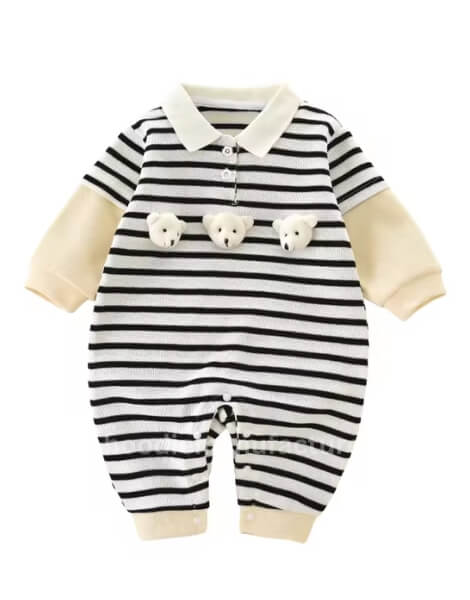Girls Long Sleeve Organic Bamboo Romper