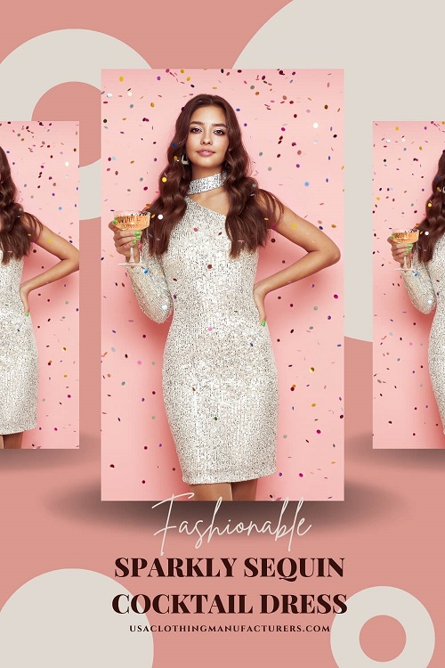 Sparkly Sequin Cocktail Dress Sparkly Sequin Cocktail Dress