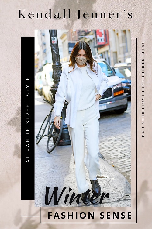 Kendall Jenners All-White Street Style