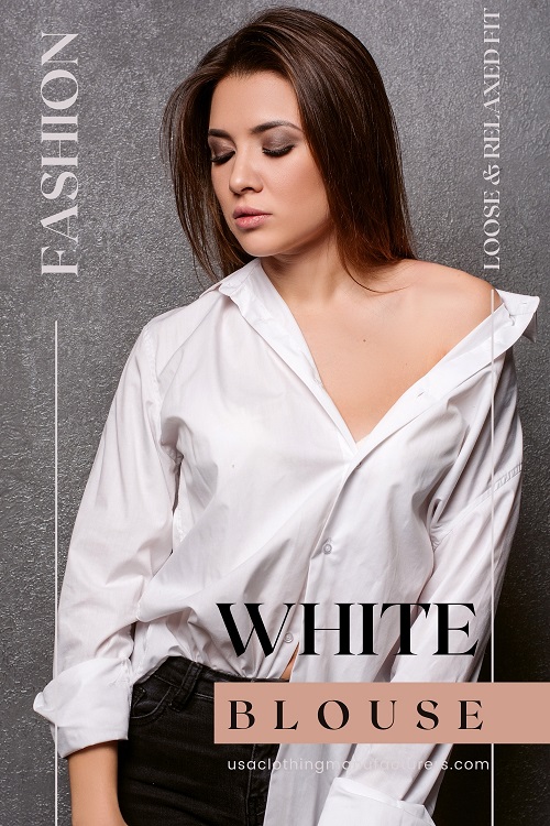 Loose & Relaxed White Blouse Loose & Relaxed White Blouse