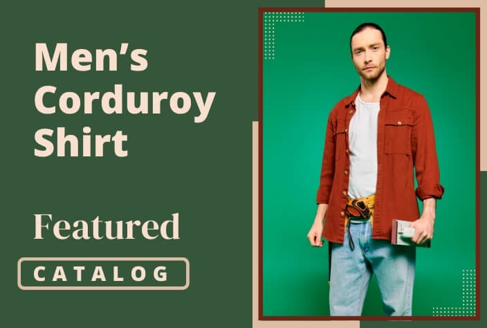 mens corduroy shirt supplier