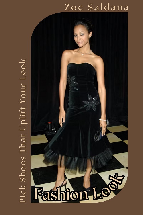 Zoe Saldana in Stylish Shoes