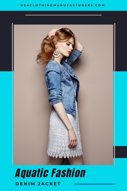 Aquatic Denim Jacket Trend