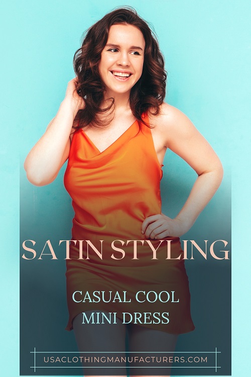 Casual Cool Satin Mini Dress