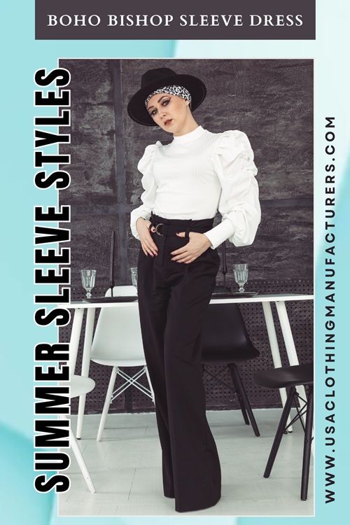 Boho Bishop Sleeve Dress