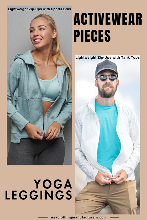 Lightweight Zip-Up Outfit Ideas